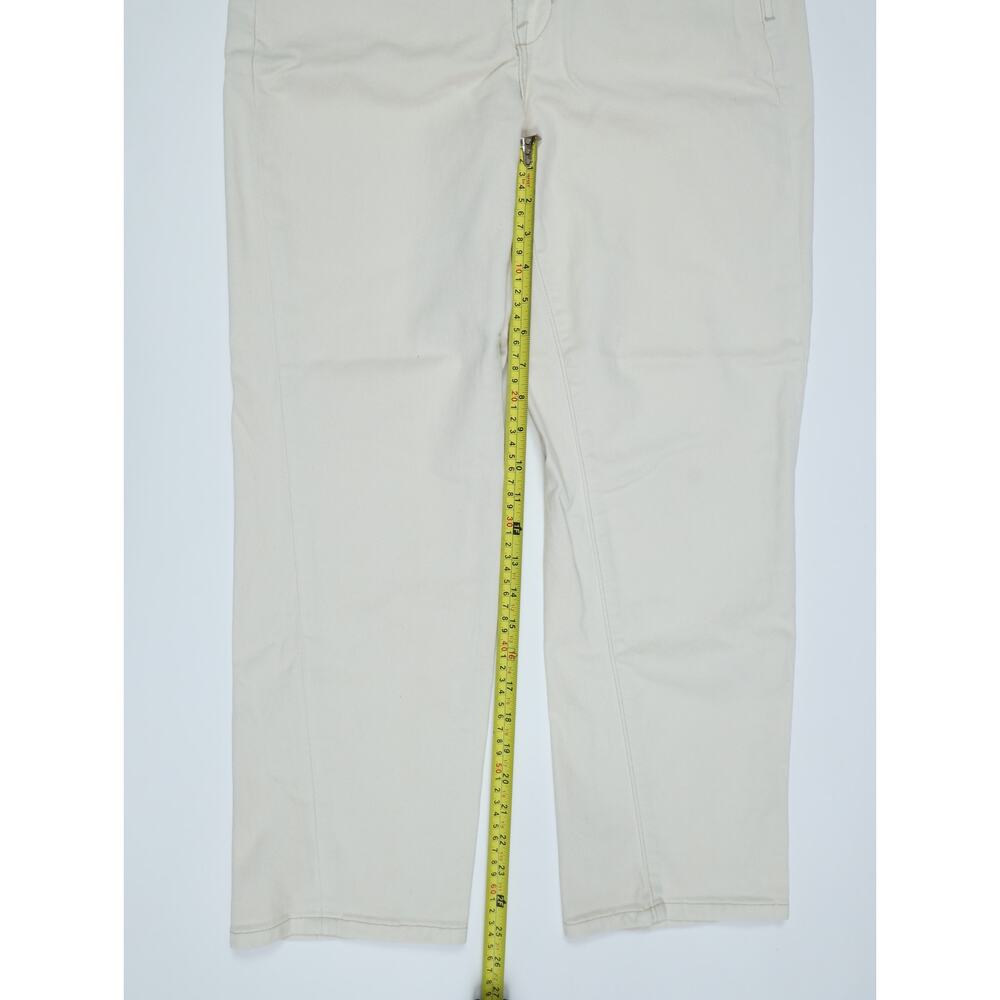 AYR The Frenchie Jeans 29 Ecru Cream Wide Straight Organic Cotton Made in USA - Picture 11 of 15
